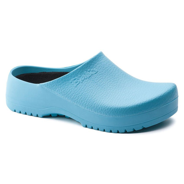 Birkenstock Shoes Super Birki Polyurethane in Ciel Light Blue Color, Regular Width (68501) - iFoodservice Online
