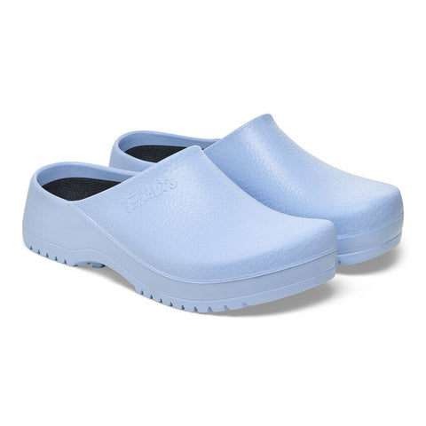 Birkenstock Shoes Super Birki Polyurethane in Dusty Blue Color Regular Width, (1023124) - iFoodservice Online