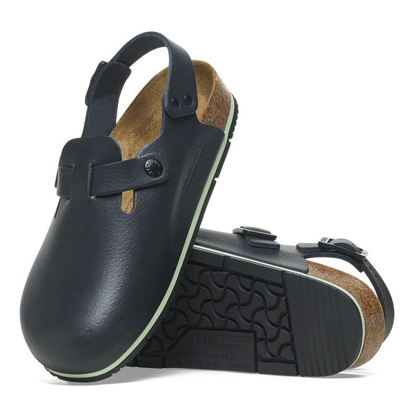 Birkenstock Shoes Tokio Pro Leather in Black Color, Regular width, (1025 986) - iFoodservice Online