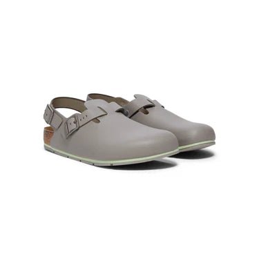 Birkenstock Shoes Tokio Pro Leather in Gray Regular Width, (1026 055) - iFoodservice Online