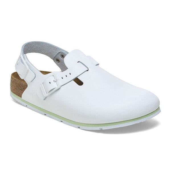 Birkenstock Shoes Tokio Pro Leather in White Regular width, (1025 956) - iFoodservice Online