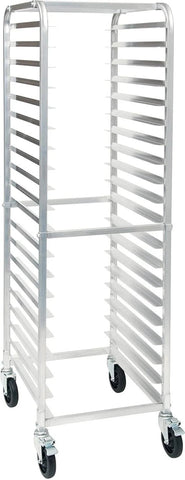 Browne Foodservice Bun Pan Rack 12 - Tier End Loading 25.6x20.5x63"/65x52x160cm Aluminum (589112) - iFoodservice Online