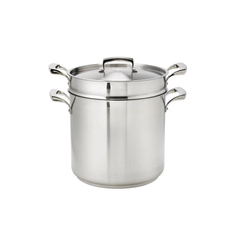 Browne Foodservice Thermalloy 12qt Stainless Steel Pasta Cooker (3 Piece Set) (5724082) - iFoodservice Online