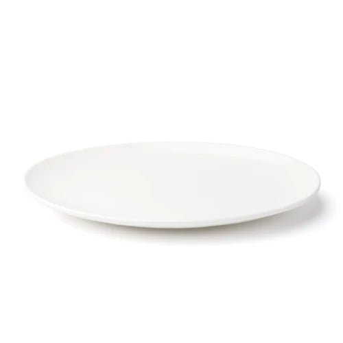 Browne Foundation Coupe Plate Oval, 25.3x18.4cm/10x7.25", Porcelain(5630115) - iFoodservice Online