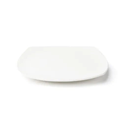Browne Foundation Coupe Plate Square, 21.5cm/8.5", Porcelain (5630196) - iFoodservice Online
