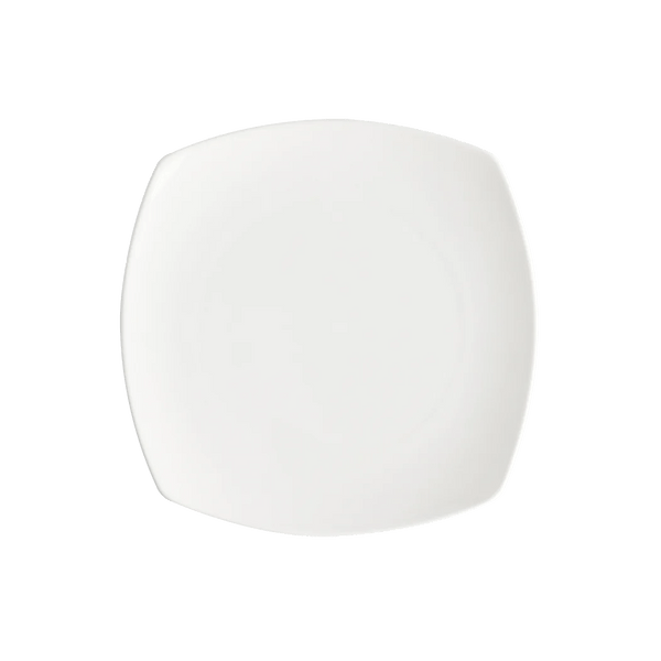 Browne Foundation Coupe Plate Square, 21.5cm/8.5", Porcelain (5630196) - iFoodservice Online