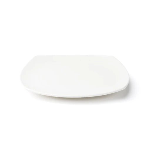 Browne Foundation Coupe Plate Square, 21.5cm/8.5", Porcelain (5630196) - iFoodservice Online