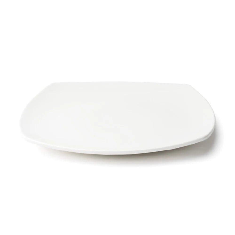 Browne Foundation Coupe Plate Square, 25.3cm/10", Porcelain (5630197) - iFoodservice Online