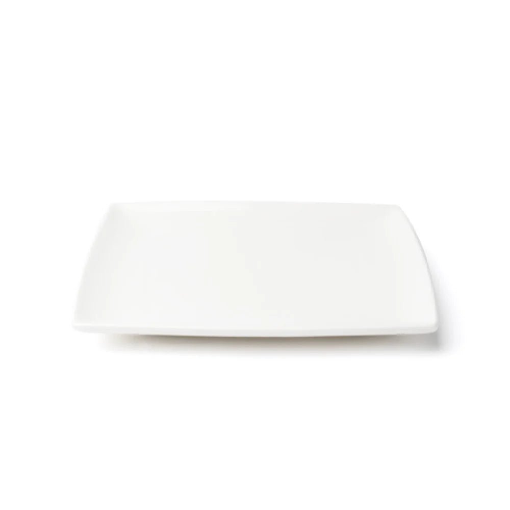 Browne Foundation Coupe Plate Square,20.5cm/8", Porcelain (5630190) - iFoodservice Online