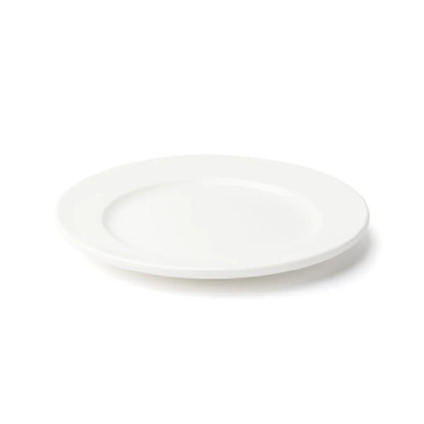 Browne Foundation Wide Rim Plate, Round, 22.7cm/9", Porcelain (5630108) - iFoodservice Online