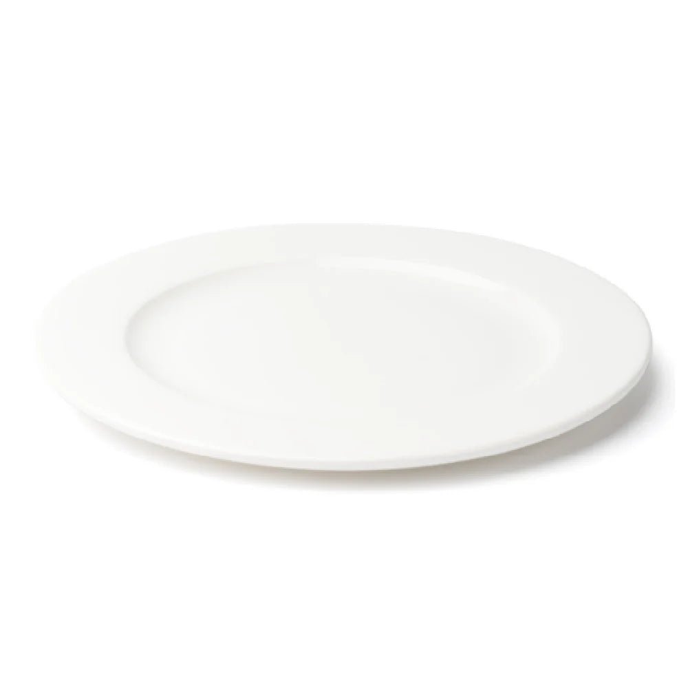 Browne Foundation Wide Rim Plate, Round, 27.1cm/10.75", Porcelain(5630110) - iFoodservice Online
