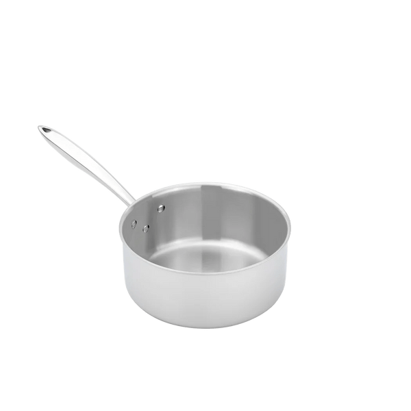 Browne Thermalloy Sauce Pan, Tri - Ply, 8.66"/22cm, 4qt/3.78l,Stainless Steel (5724214) - iFoodservice Online
