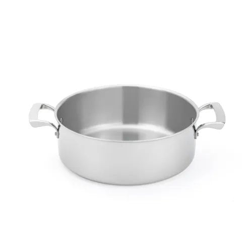 Browne Thermalloy Sauce Pot, Tri - Ply, 11"/28cm, 6qt/5.68l, Stainless Steel (5724226) - iFoodservice Online