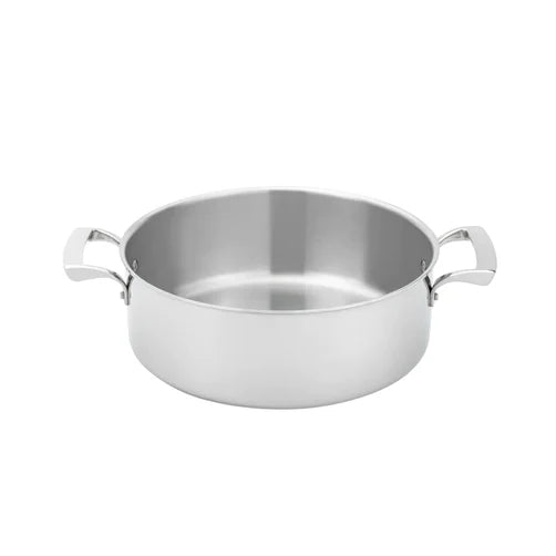 Browne Thermalloy Sauce Pot, Tri - Ply, 11"/28cm, 6qt/5.68l, Stainless Steel (5724226) - iFoodservice Online