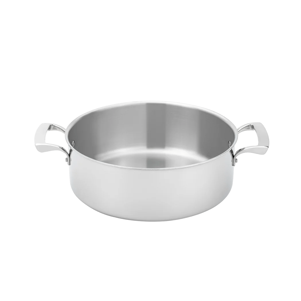 Browne Thermalloy Sauce Pot, Tri - Ply, 11"/28cm, 6qt/5.68l, Stainless Steel (5724226) - iFoodservice Online