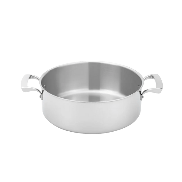 Browne Thermalloy Sauce Pot, Tri - Ply, 11"/28cm, 6qt/5.68l, Stainless Steel (5724226) - iFoodservice Online