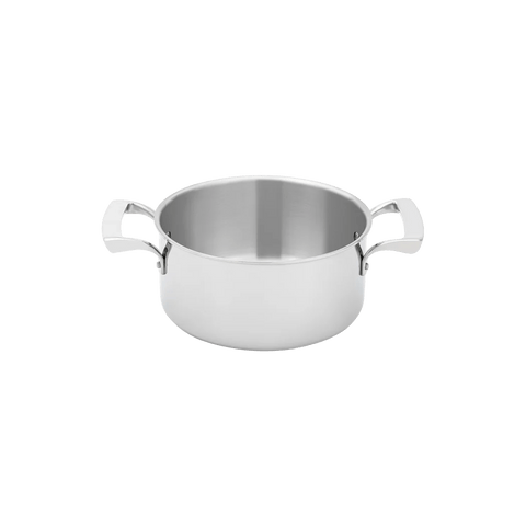 Browne Thermalloy Sauce Pot, Tri - Ply, 8"/20cm, 3qt/2.8l,Stainless Steel (5724223) - iFoodservice Online