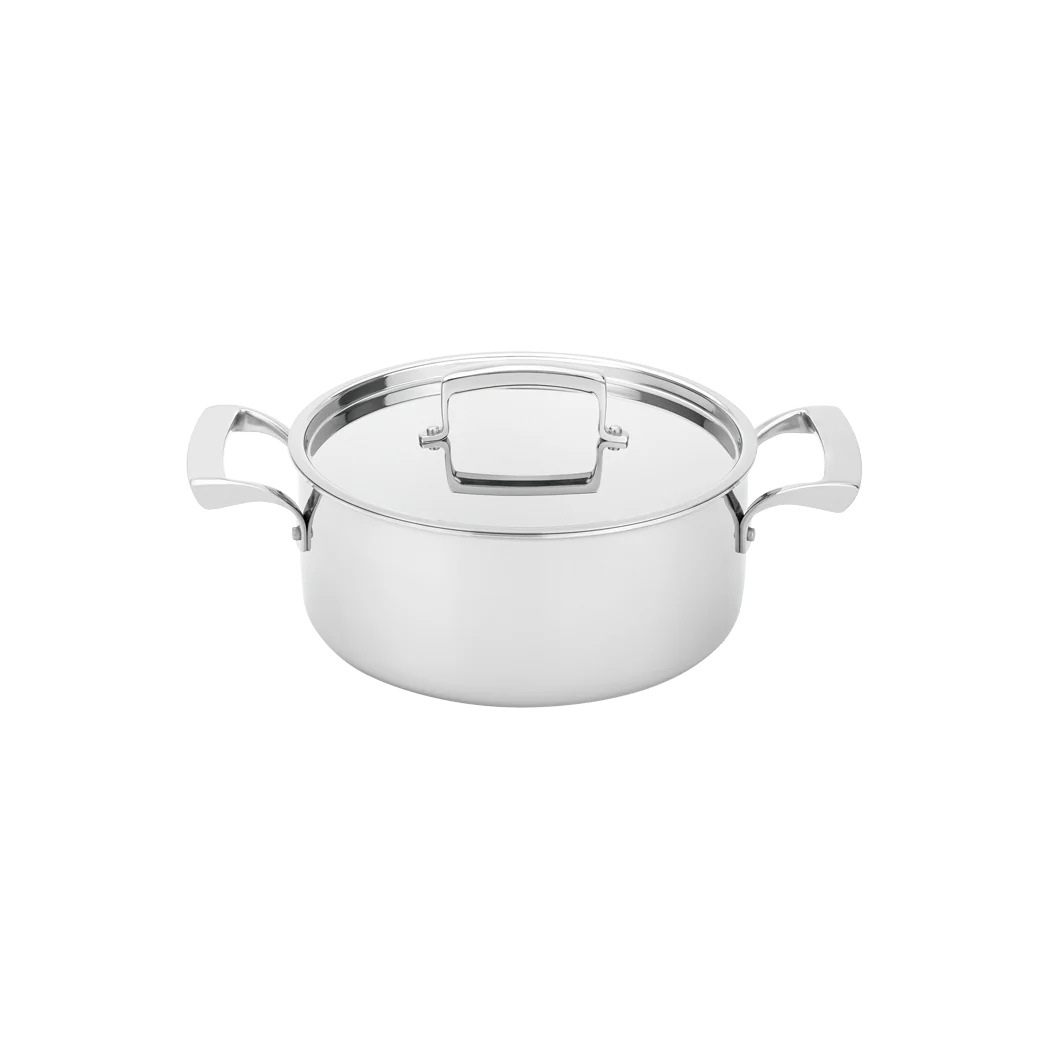Browne Thermalloy Sauce Pot, Tri - Ply, 8.66"/22cm, 4qt/3.78l,Stainless Steel (5724224) - iFoodservice Online