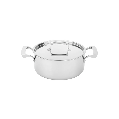 Browne Thermalloy Sauce Pot, Tri - Ply, 8.66"/22cm, 4qt/3.78l,Stainless Steel (5724224) - iFoodservice Online