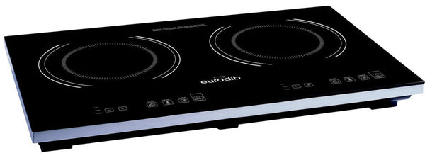 Eurodib 1800 Watt Electric Double Countertop Induction Range Cooker (S2F2) - iFoodservice Online