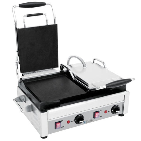 Eurodib Flat Large Double Panini Grill 18" x 11" 240v SFE02360 240 - iFoodservice Online
