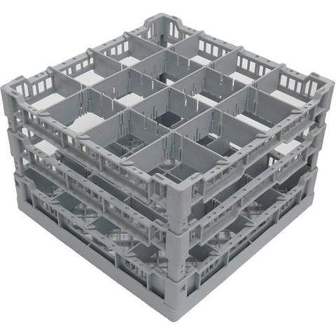 Eurodib Lamber 16 Compartment Glass Washer Rack, Gray (CC00125) - iFoodservice Online