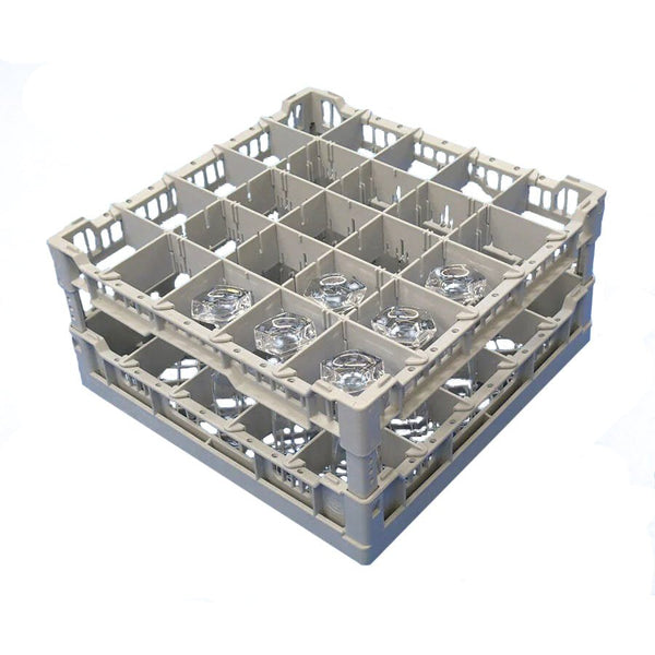 Eurodib Lamber 25 Compartment Glass Washer Rack, Gray (CC00127) - iFoodservice Online