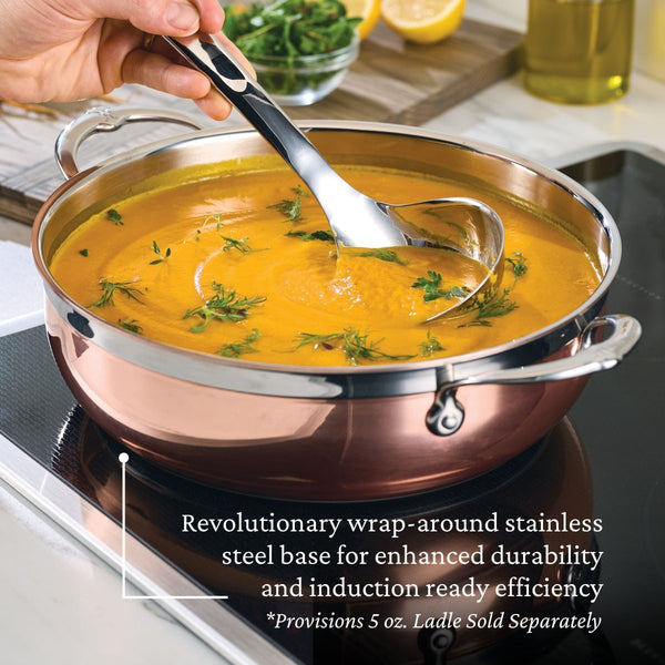Hestan CopperBond® 5-Quart Induction Copper Dutch Oven with Dome Lid (31711) - iFoodservice Online