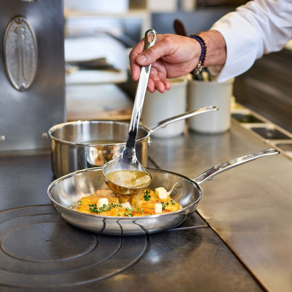 Hestan Hestan ProBond® Luxe™ 17-Piece Polished Professional Clad Stainless Steel Cookware Set (4169281) - iFoodservice Online