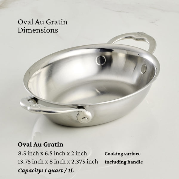 Hestan Hestan Provisions Polished Stainless-Steel Roaster:Small (31788) - iFoodservice Online