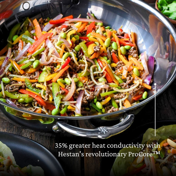 Hestan NanoBond® Molecular Titanium 14" Chefs Pan (60042) - iFoodservice Online