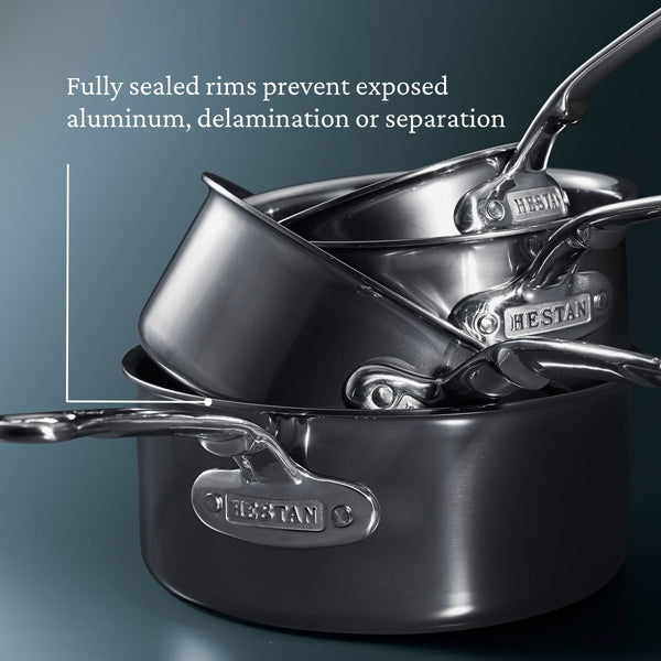 Hestan NanoBond® Molecular Titanium 3-Quart Saucepan with Lid (60023) - iFoodservice Online