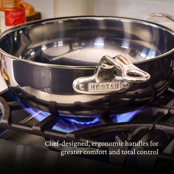 Hestan NanoBond® Molecular Titanium 3.5qt Essential Pan with Lid (60039) - iFoodservice Online