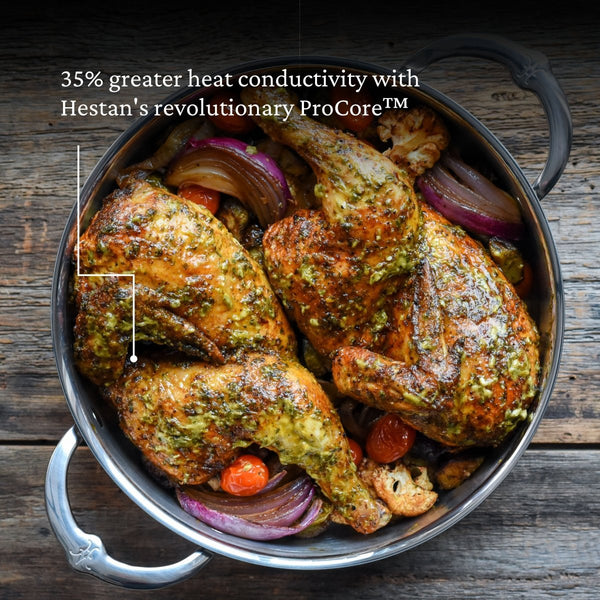 Hestan NanoBond® Molecular Titanium 5-Quart Dutch Oven w/Dome Lid (60043) - iFoodservice Online