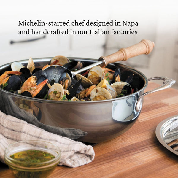 Hestan NanoBond® Molecular Titanium 5-Quart Essential Pan with Lid (60032) - iFoodservice Online