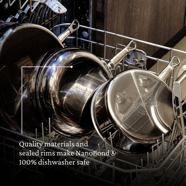 Hestan NanoBond® Molecular Titanium 5-Quart Sauté Pan with Lid (60028) - iFoodservice Online