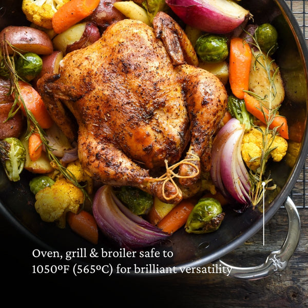 Hestan NanoBond® Molecular Titanium 7.5qt 14" Wok with Dome Lid (60033) - iFoodservice Online