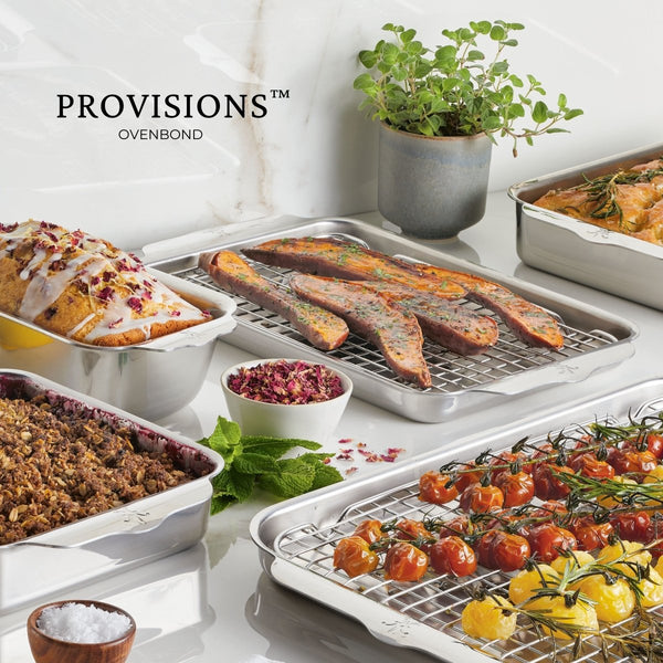 Hestan OvenBond® 12" x 15" Stainless Steel Medium Sheet Rack (50302) - iFoodservice Online