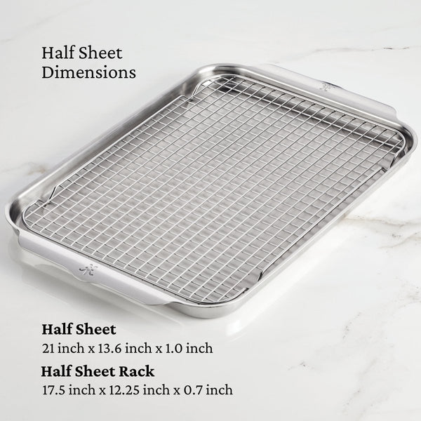 Hestan OvenBond® 3-Piece Tri-ply Clad Stainless Steel Ovenware Set (48654) - iFoodservice Online