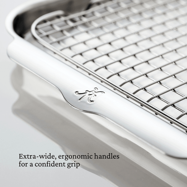 Hestan OvenBond® 7-Piece Tri-ply Clad Stainless Steel Gourmet Essentials Ovenware Set (50421) - iFoodservice Online