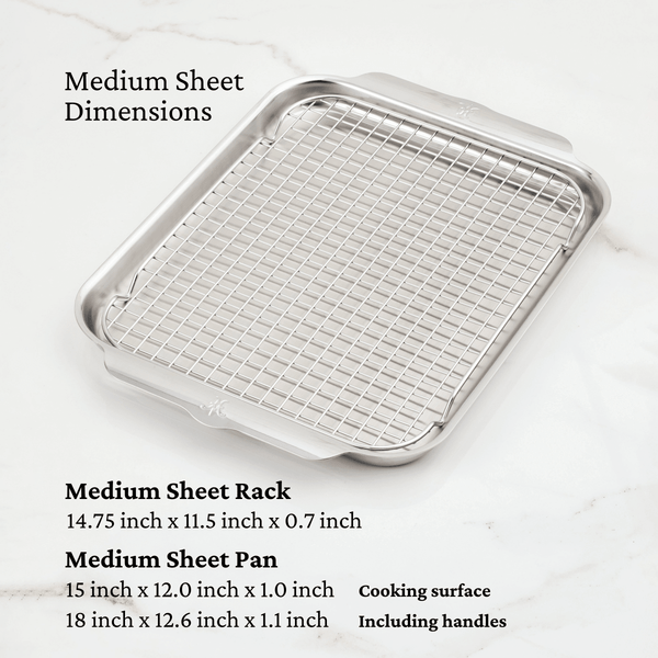 Hestan OvenBond® 7-Piece Tri-ply Clad Stainless Steel Gourmet Essentials Ovenware Set (50421) - iFoodservice Online