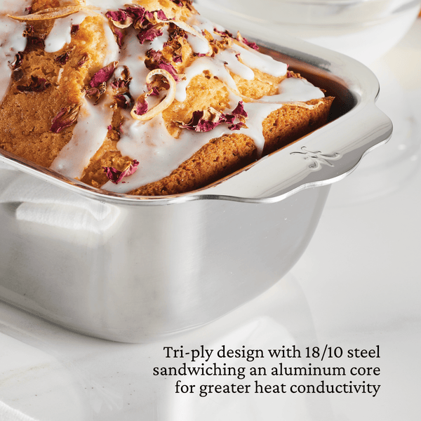 Hestan OvenBond® 7-Piece Tri-ply Clad Stainless Steel Gourmet Essentials Ovenware Set (50421) - iFoodservice Online