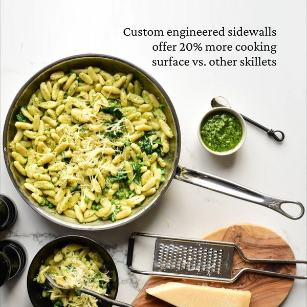 Hestan ProBond® Forged 11" Professional Clad Stainless Steel Skillet (31574) - iFoodservice Online