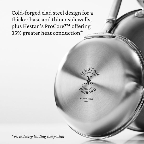 Hestan ProBond® Forged 11" Professional Clad Stainless Steel Skillet (31574) - iFoodservice Online
