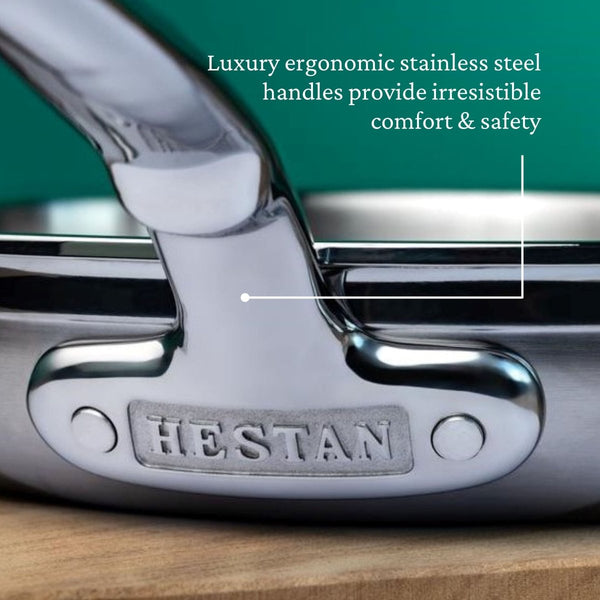 Hestan ProBond® Forged 11" Professional Clad Stainless Steel Skillet (31574) - iFoodservice Online