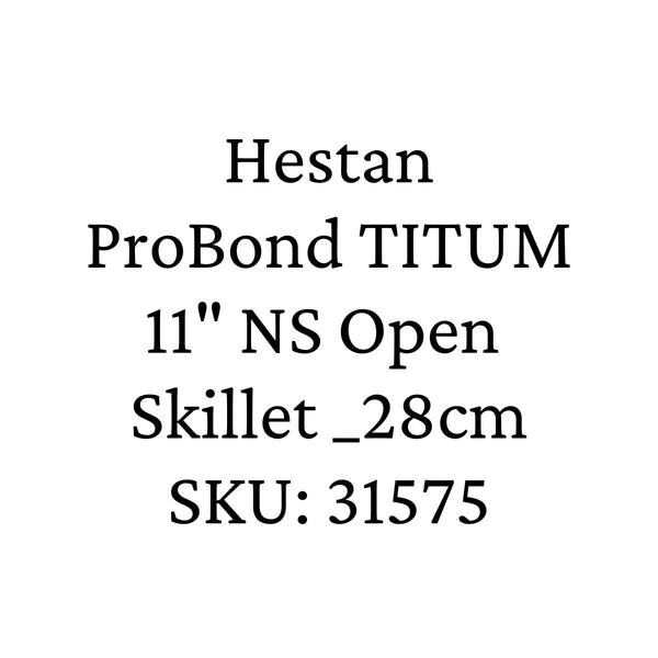 Hestan ProBond® Forged 11" Professional Clad Stainless Steel Skillet with TITUM Nonstick (31575) - iFoodservice Online