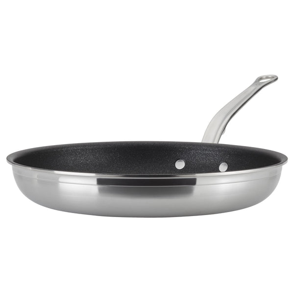 Hestan ProBond® Forged 12.5" Professional Clad Stainless Steel Skillet with TITUM Nonstick (31577) - iFoodservice Online