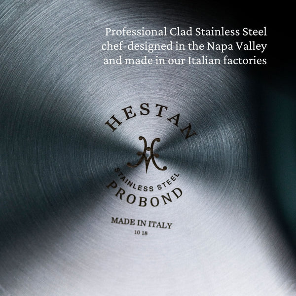 Hestan ProBond® Forged 2-Quart Professional Clad Stainless Steel Saucepan with Lid (31564) - iFoodservice Online