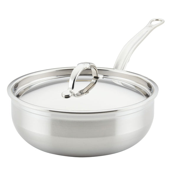 Hestan ProBond® Forged 3.5-Quart Professional Clad Stainless Steel Essential Pan with TITUM Nonstick (31647) - iFoodservice Online