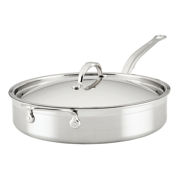 Hestan ProBond® Forged 3.5-Quart Professional Clad Stainless Steel Sauté Pan with TITUM Nonstick (31707) - iFoodservice Online